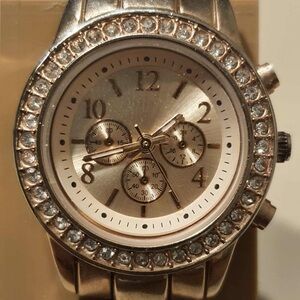 🦋10/$20🦋 Goldtone Rhinestone Stainless Steel Women's Watch